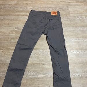 Men’s Levi 513 Grey Straight Leg Pants